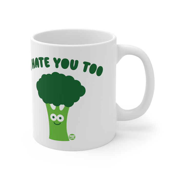 I Hate You Broccoli Mug