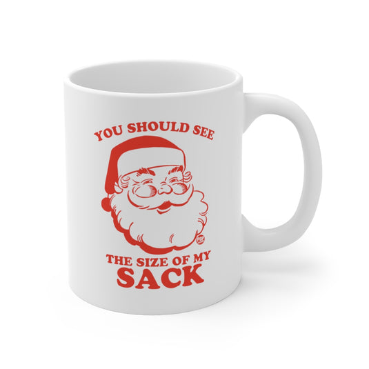 Santa Size Of My Sack Mug