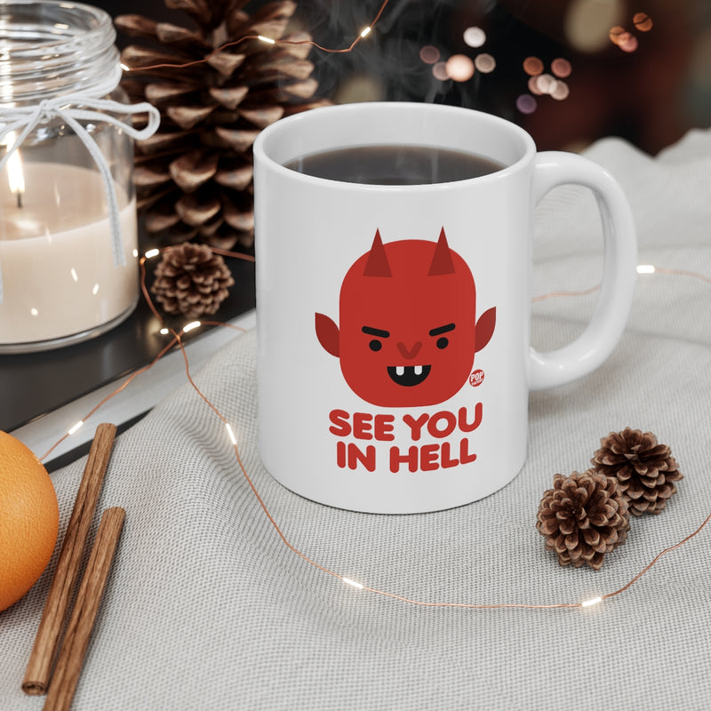 Load image into Gallery viewer, See You In Hell Devil Mug
