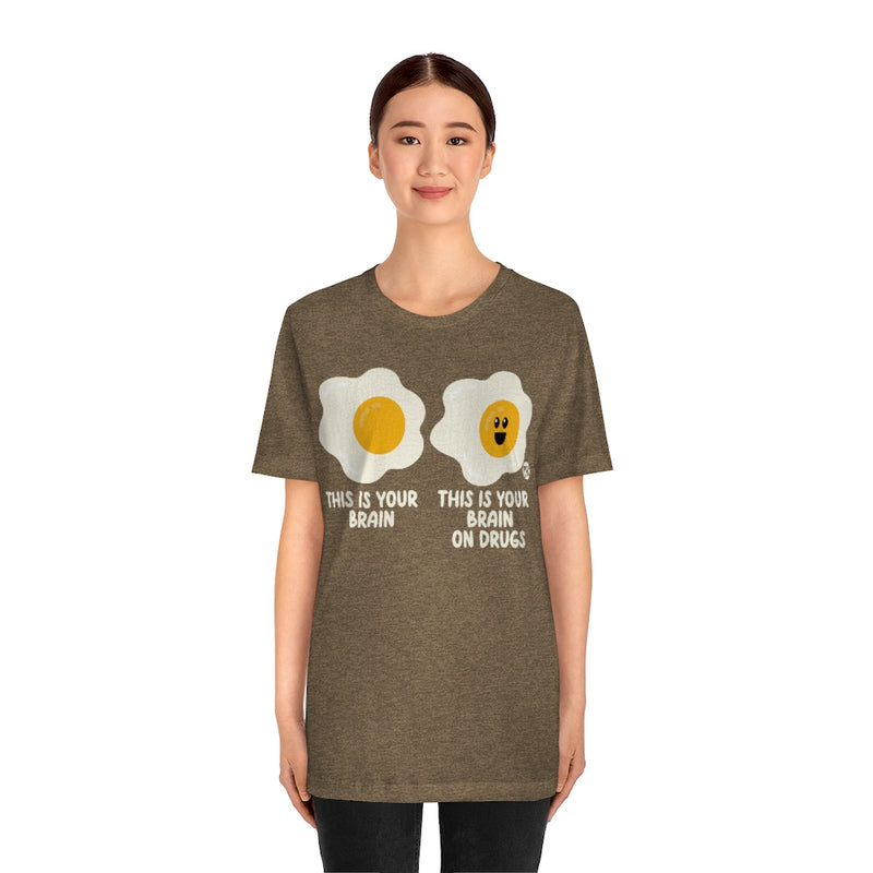 Load image into Gallery viewer, Brain On Drugs Egg Unisex Tee

