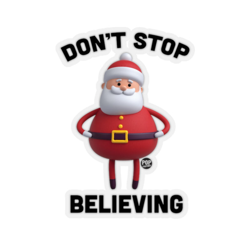 Load image into Gallery viewer, Don&#39;t Stop Believing Santa Toy Sticker
