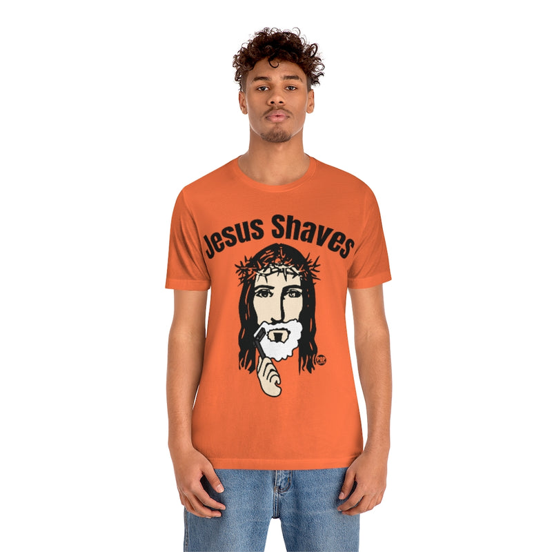 Load image into Gallery viewer, Jesus Shaves Unisex Tee
