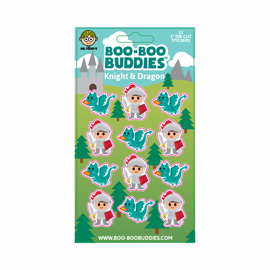 Knight and Dragon Sticker Sheet