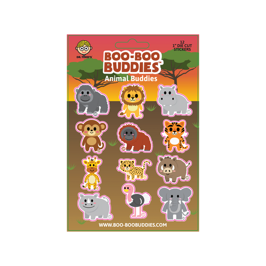 ANIMAL BUDDIES STICKER SHEET