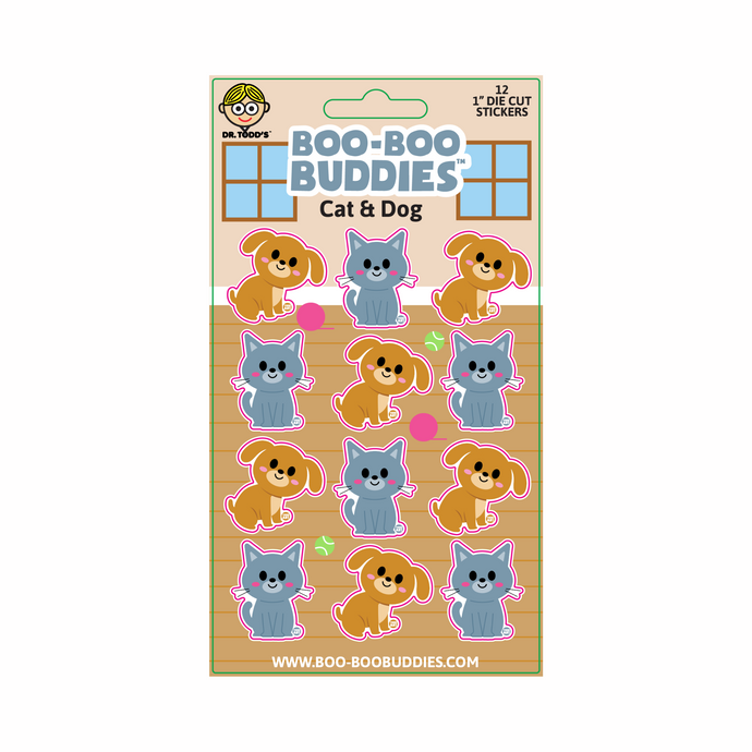 Cat and Dog Sticker Sheet