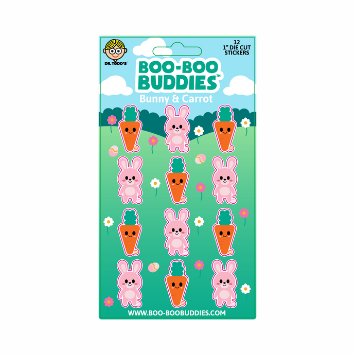 Bunny and Carrot Sticker Sheet