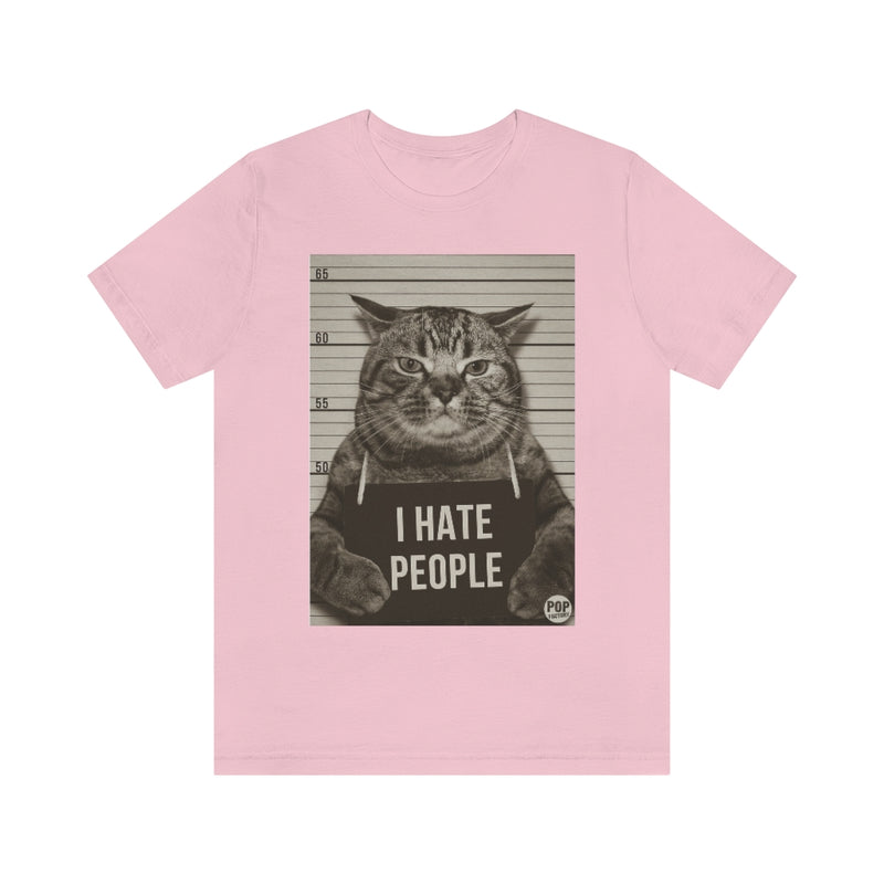 Load image into Gallery viewer, I Hate People Cat Unisex Tee
