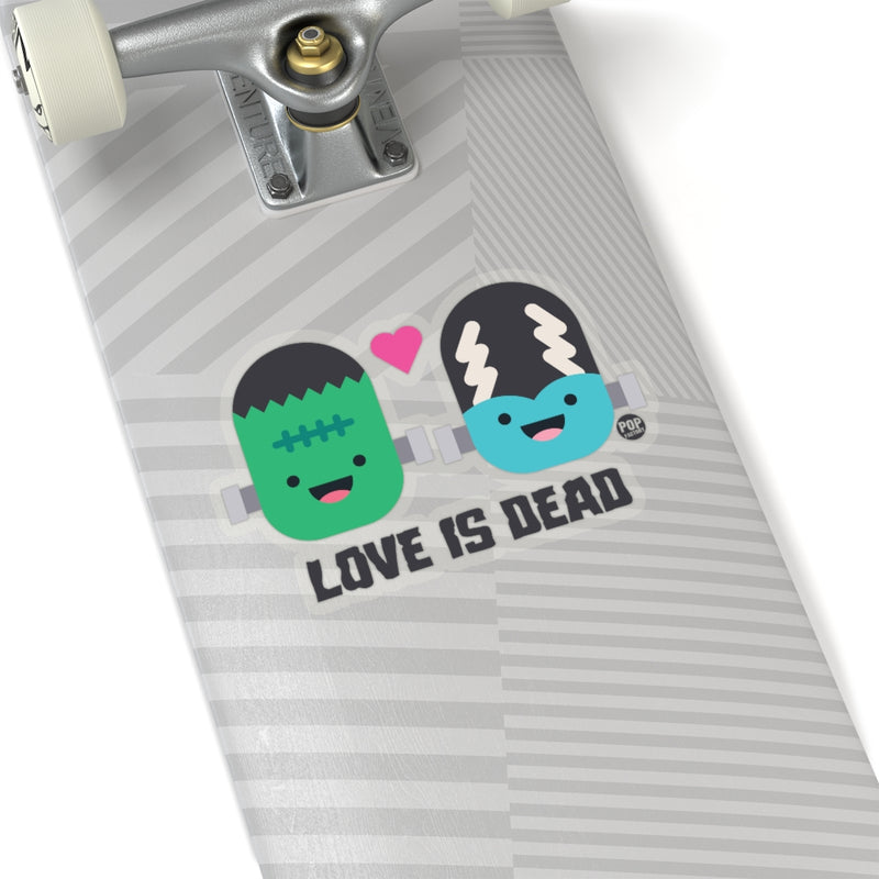 Load image into Gallery viewer, Love Is Dead Frankenstein Sticker
