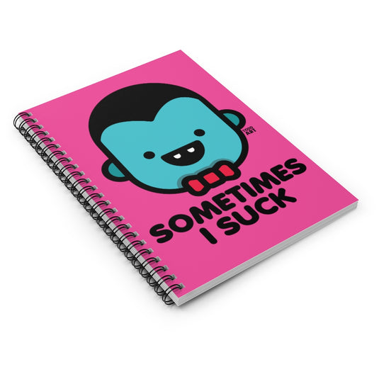 Sometimes I Suck Vampire Notebook