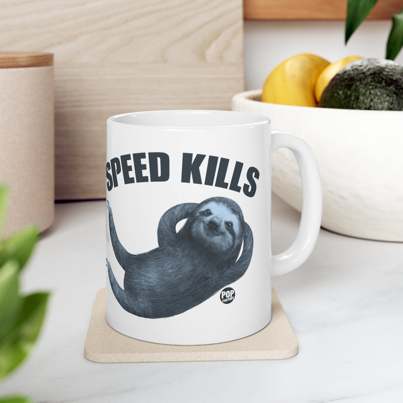 Load image into Gallery viewer, Speed Kills Sloth Mug
