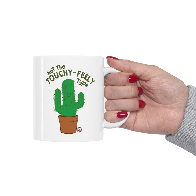 Load image into Gallery viewer, Not Touchy Feely Type Cactus Mug
