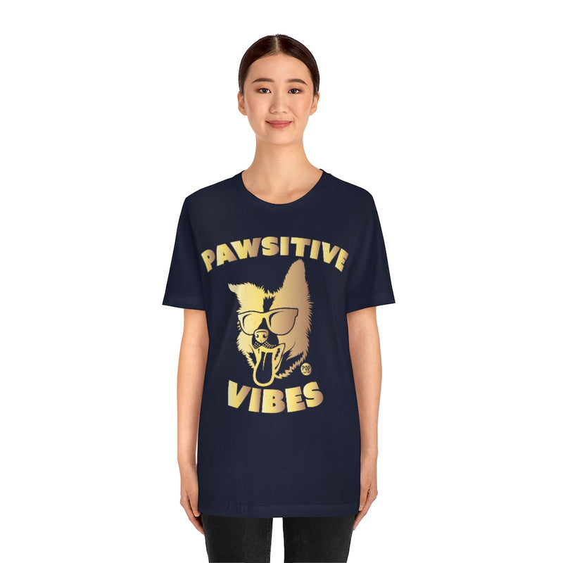Load image into Gallery viewer, Pawsitive Vibes Gold Unisex Tee

