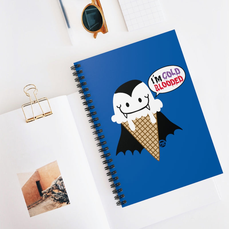 Load image into Gallery viewer, I&#39;m Cold Blooded Ice Cream Notebook
