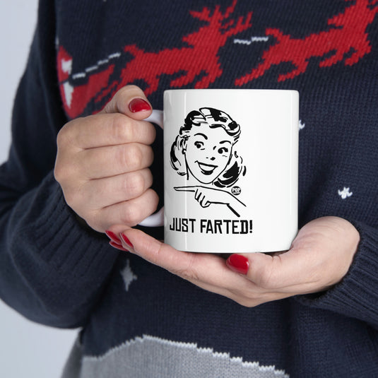 Just Farted Coffee Mug