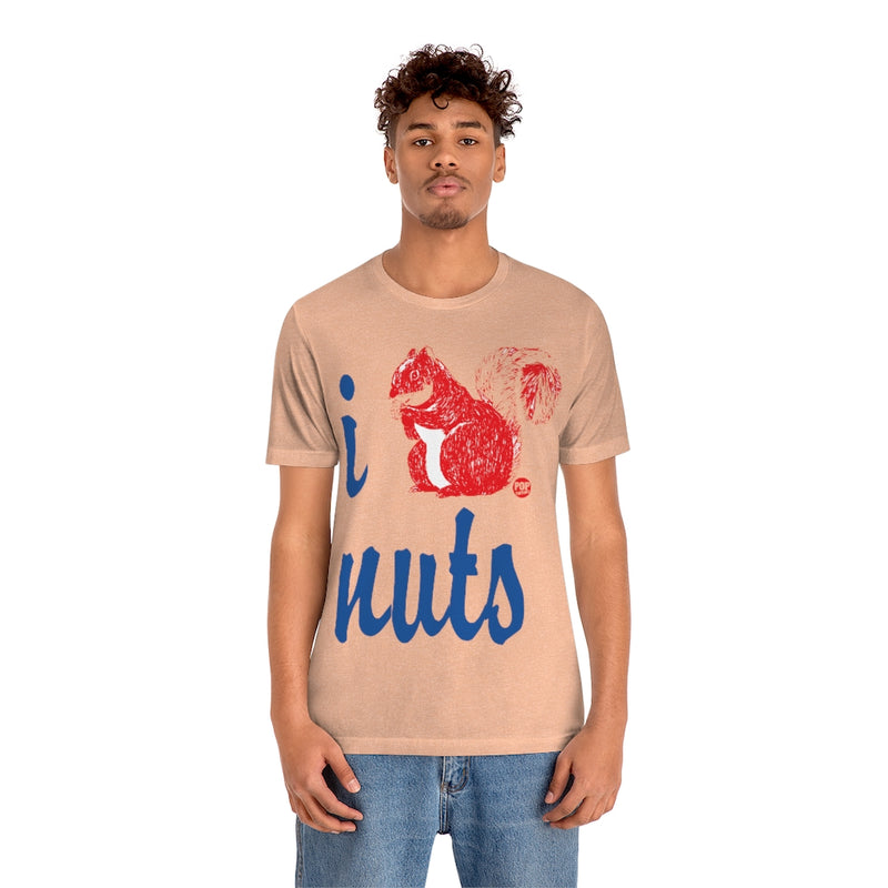 Load image into Gallery viewer, I Love Nuts Squirrel Unisex Tee
