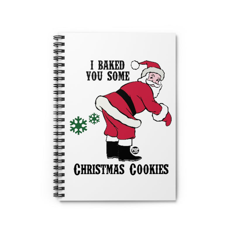 Load image into Gallery viewer, Santa Baked Xmas Cookies Fart Notebook
