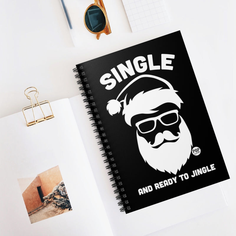 Load image into Gallery viewer, Single Ready Jingle Santa Notebook
