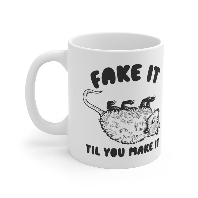 Load image into Gallery viewer, Fake Til Make It Possum Mug
