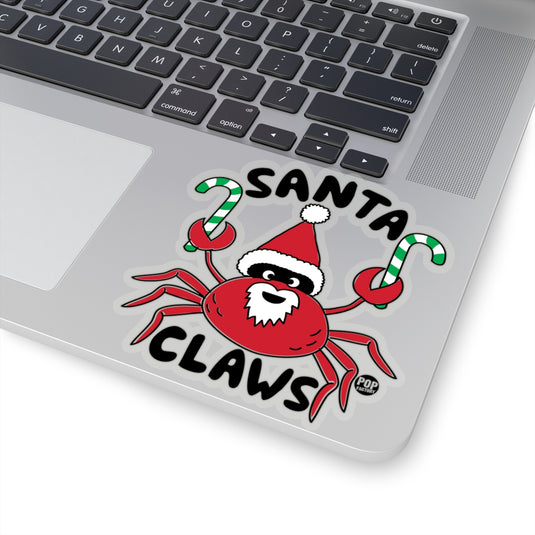 Santa Claws Crab Sticker