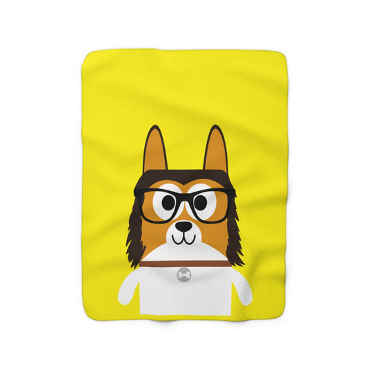 Bow Wow Meow Collie Blanket