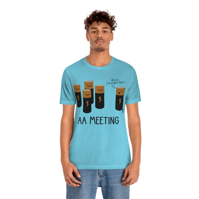 Load image into Gallery viewer, AA Meeting Unisex Tee
