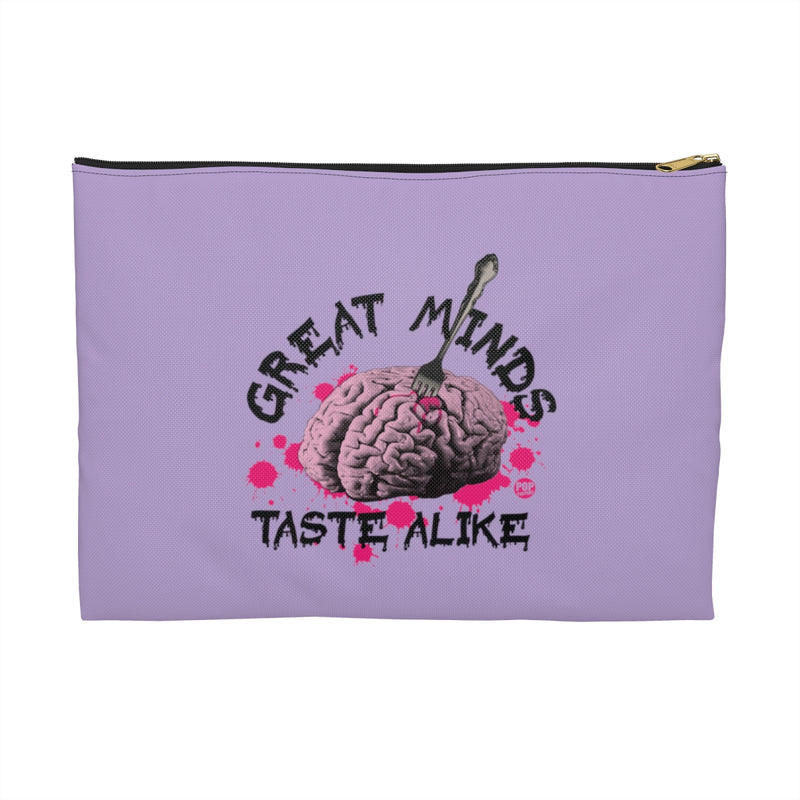 Load image into Gallery viewer, Great Minds Taste Alike Zip Pouch
