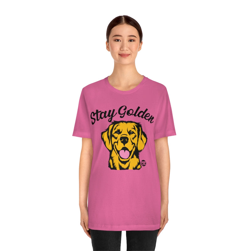 Load image into Gallery viewer, Stay Golden Retriever Unisex Tee
