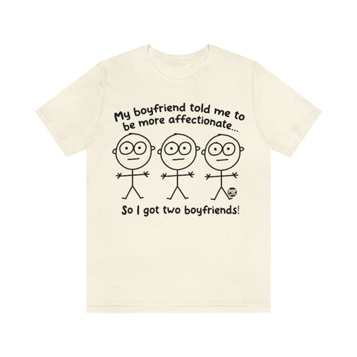 Two Boyfriends Boy Unisex Tee
