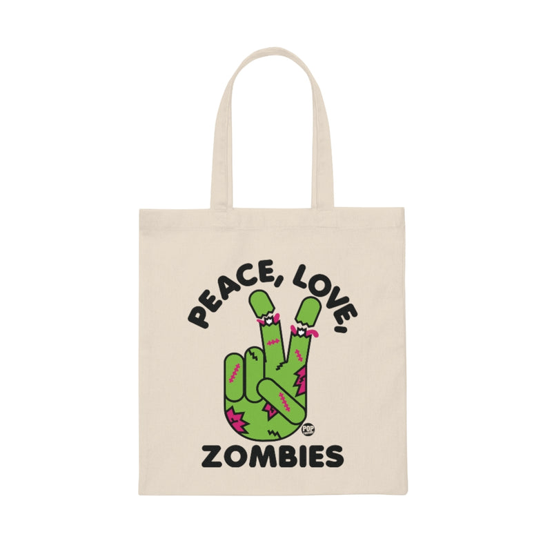 Load image into Gallery viewer, Peace Love Zombies Tote

