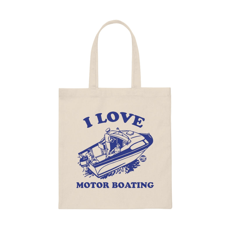 Load image into Gallery viewer, I Love Motor Boating Tote
