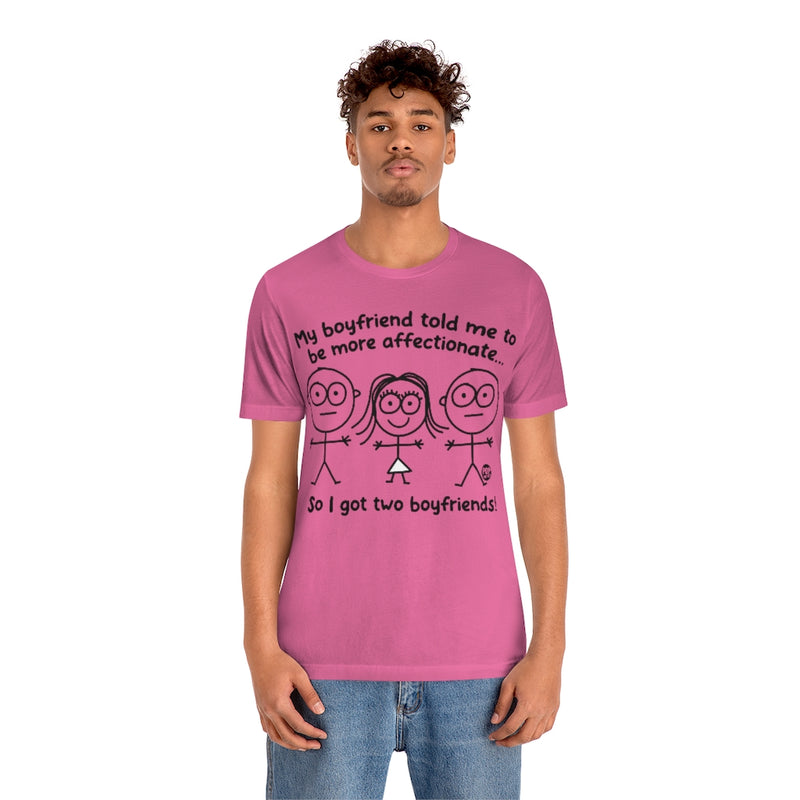 Load image into Gallery viewer, Two Boyfriends Girl Unisex Tee
