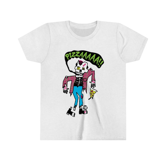 Pizzzzzza Zombie Youth Short Sleeve Tee