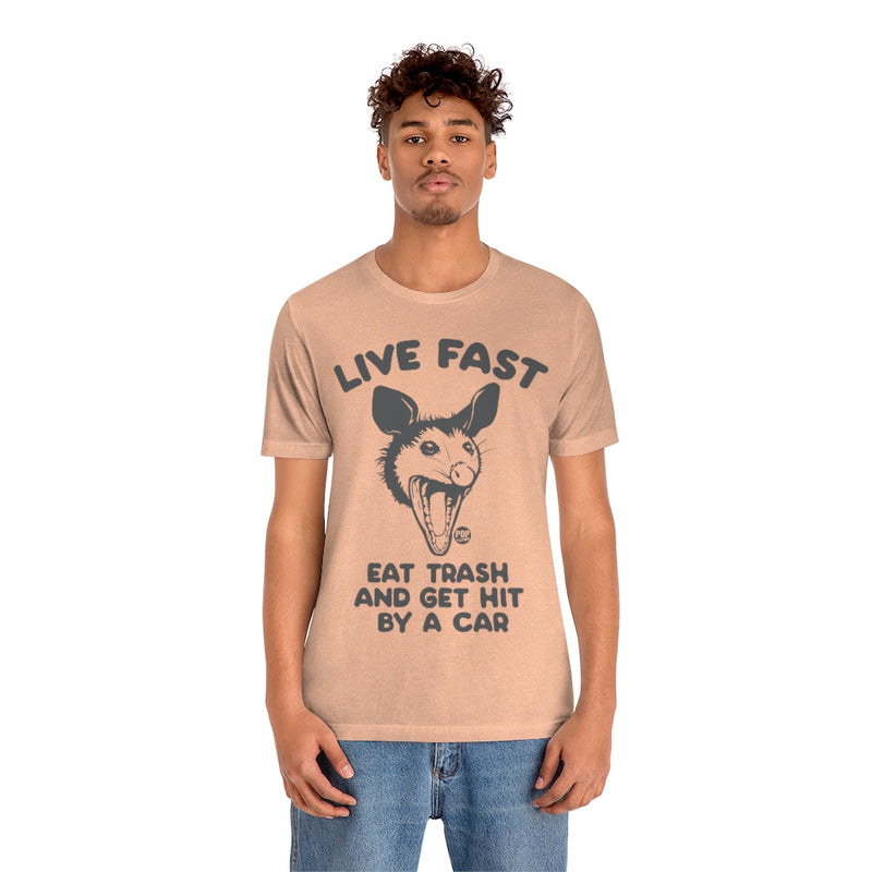 Load image into Gallery viewer, Live Fast Possum Unisex Tee
