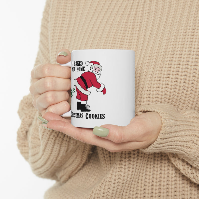 Load image into Gallery viewer, Santa Baked Xmas Cookies Fart Mug
