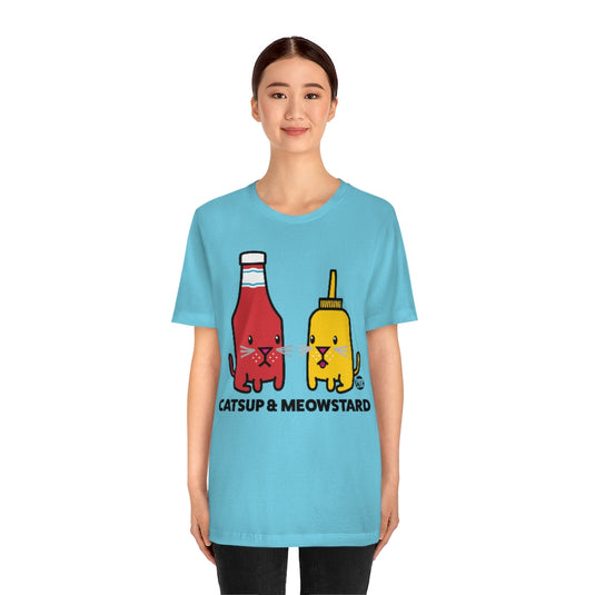 Catsup And Meowstard Unisex Tee