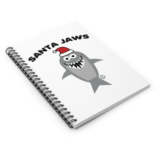 Santa Jaws Shark Notebook