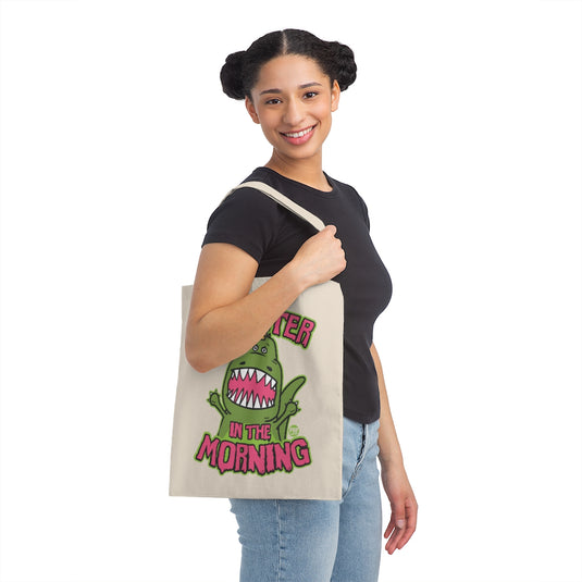 Monster In The Morning Dino Tote