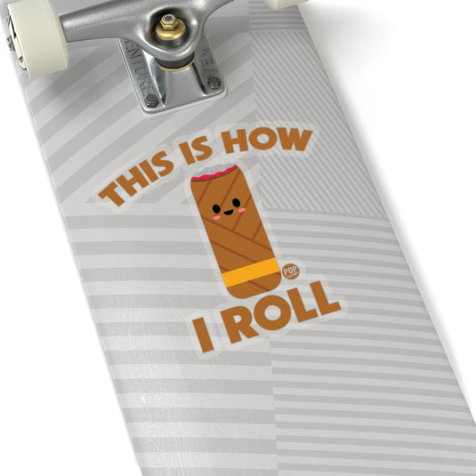 How I Roll Cigar Sticker