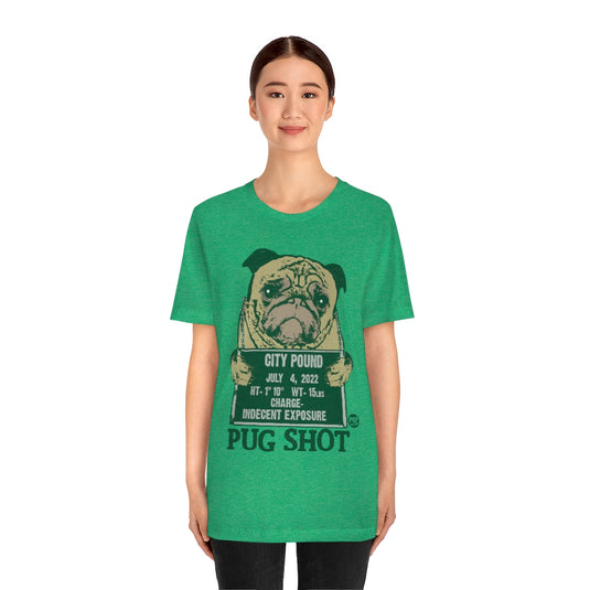 Pug Shot City Pound Unisex Tee