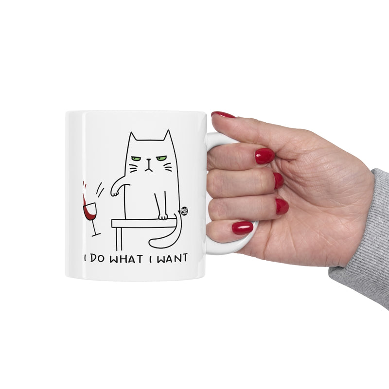 Load image into Gallery viewer, I Do What I Want Cat Mug
