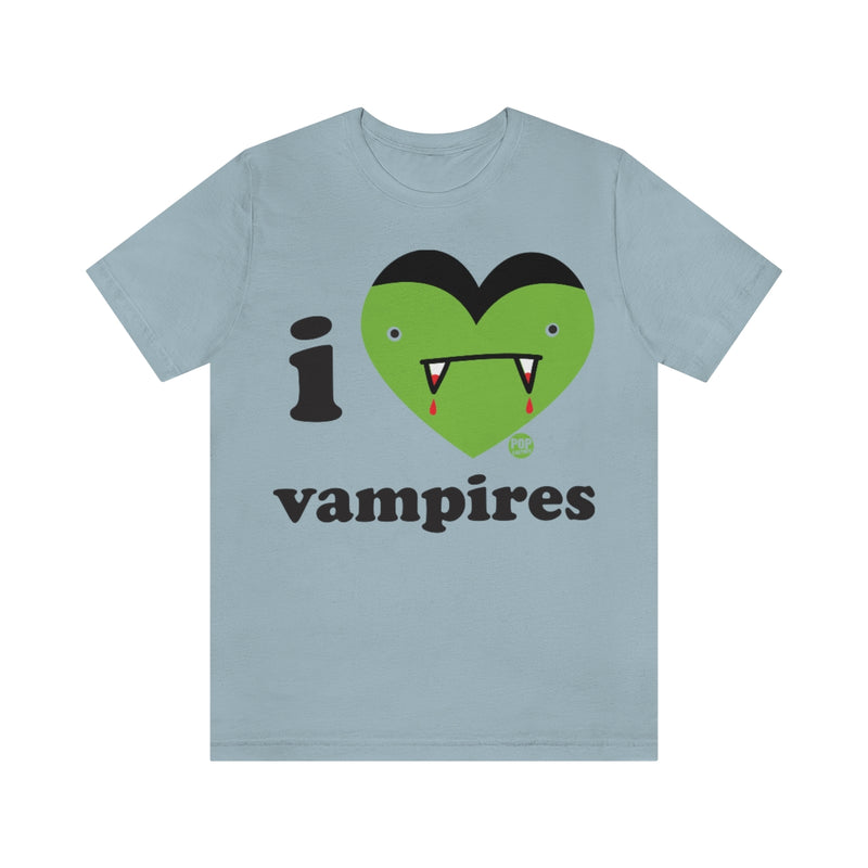 Load image into Gallery viewer, I Love Vampires Unisex Tee
