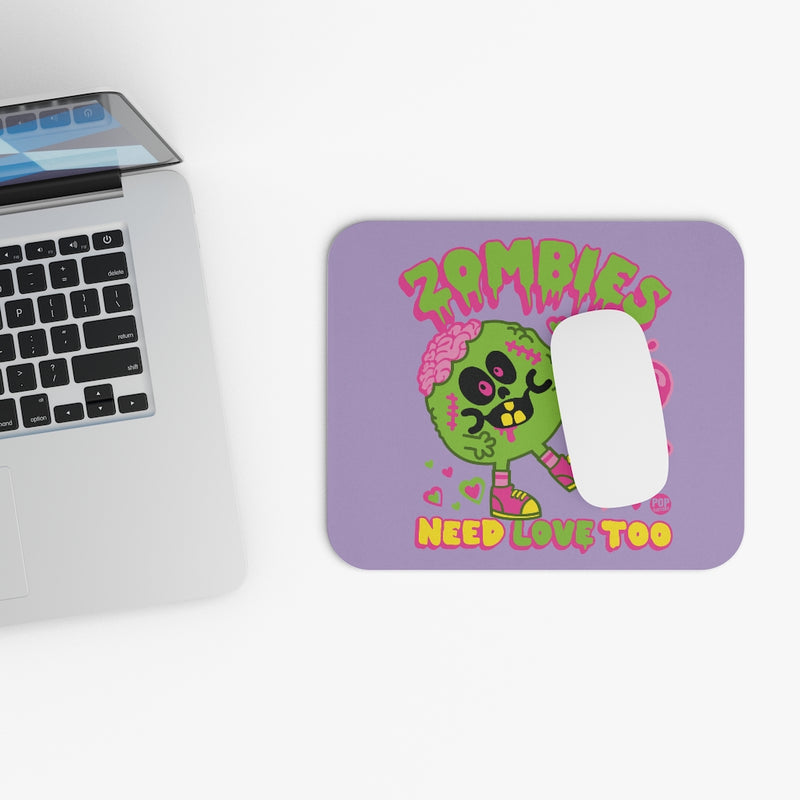 Load image into Gallery viewer, Zombies Need Love Too Mouse Pad
