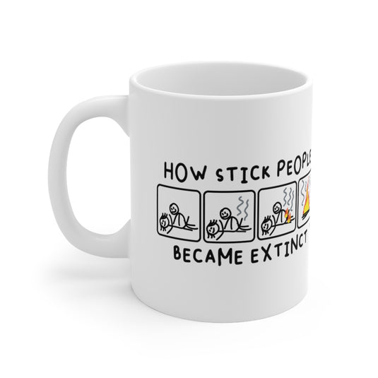 Stick People Extinct Mug