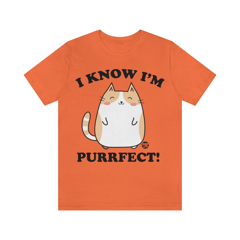 Load image into Gallery viewer, I Know I&#39;m Purrfect Unisex Tee
