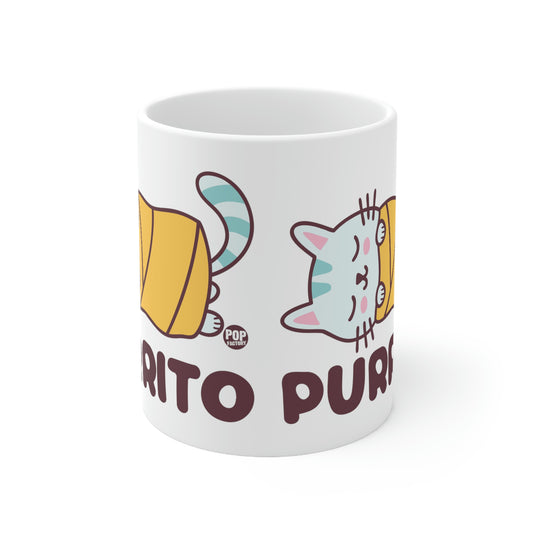 Purrito Cat Coffee Mug