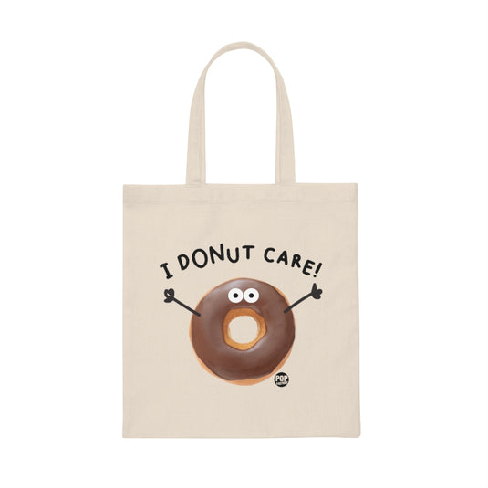 I Donut Care Donut Tote