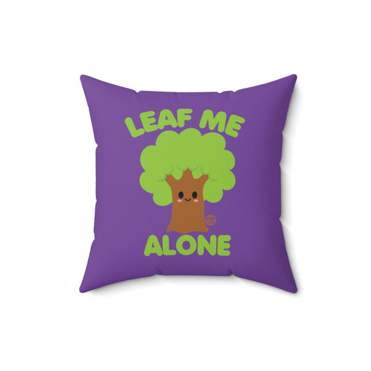Leaf Me Alone Tree Pillow