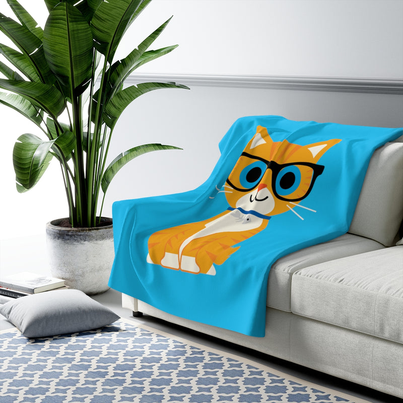 Load image into Gallery viewer, Bow Wow Meow Manx Blanket
