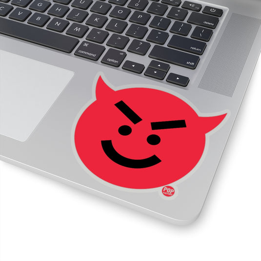 Devil Smiley Face Sticker