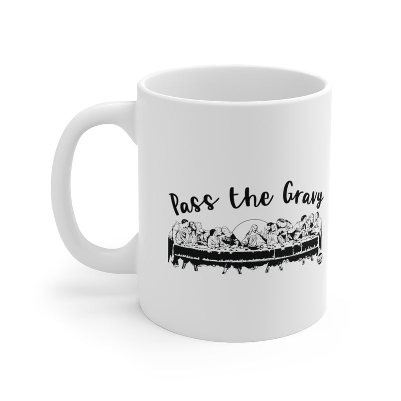 Load image into Gallery viewer, Pass The Gravy Last Supper Mug
